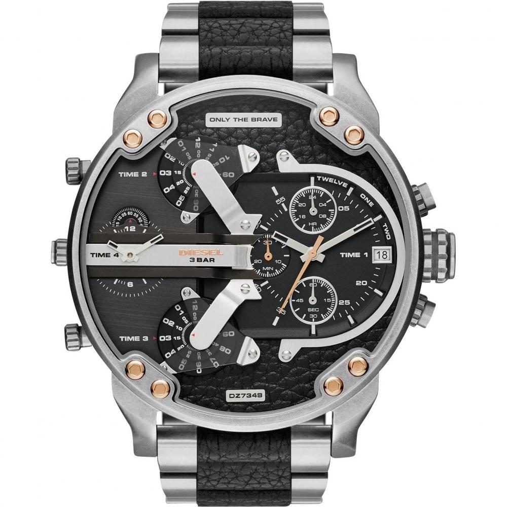Reloj Diesel Dz7349 Mr. Daddy Black and Silver