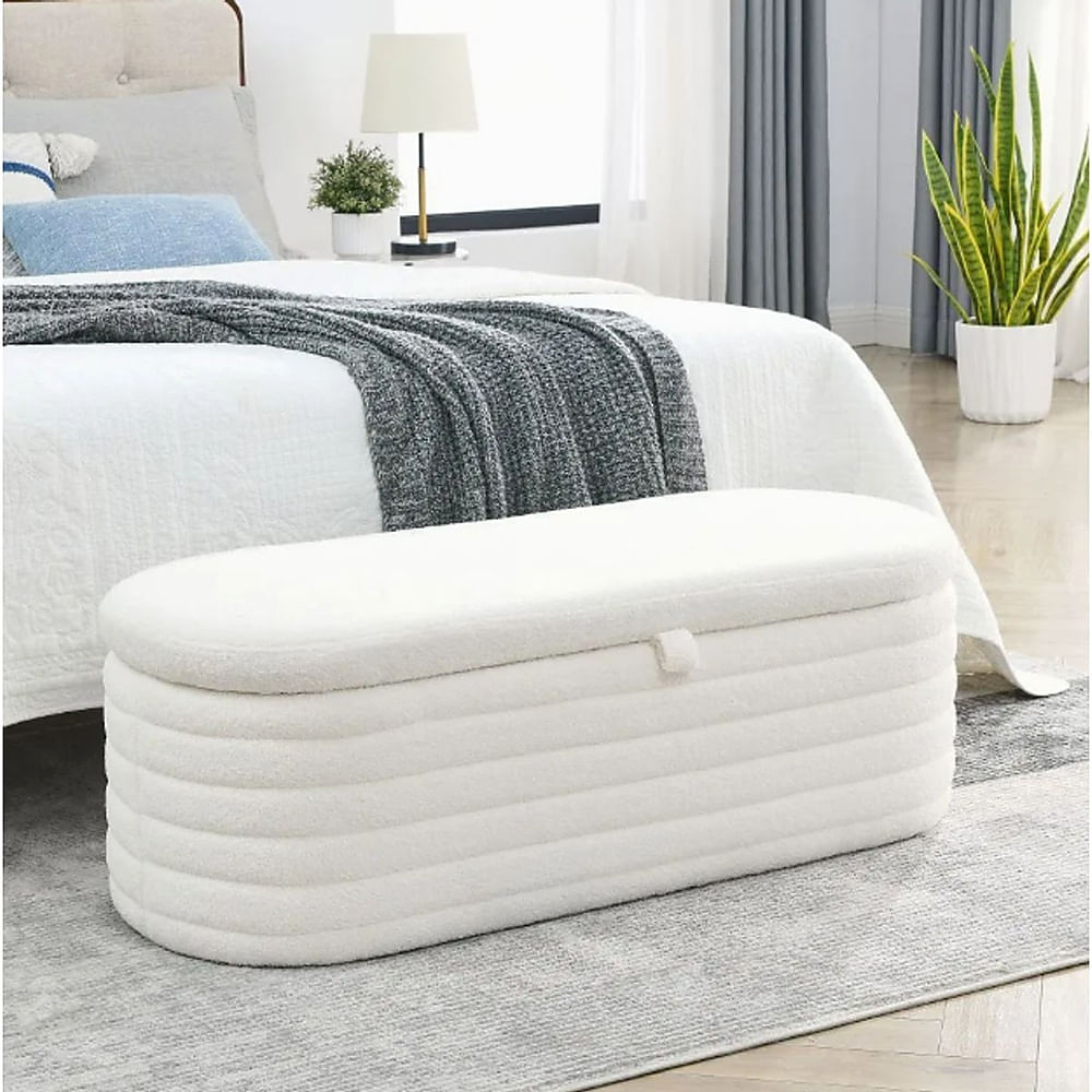 Banqueta Lala Ventitas Home Blanco