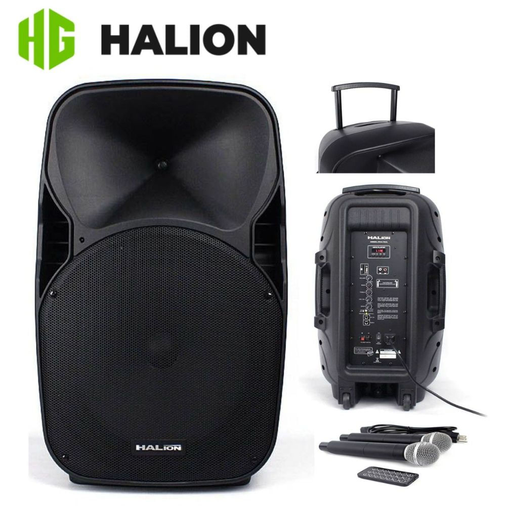 Parlante Activo Halion PHA 15AL Batería Recargable 800W USB Bluetooth
