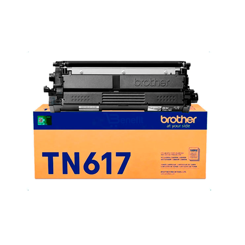 Tóner Brother TN-617BK Original Black  para MFC-L8970CDW - HL-L9310CDW - HL-L8360CDW y DCP-L8410CDW