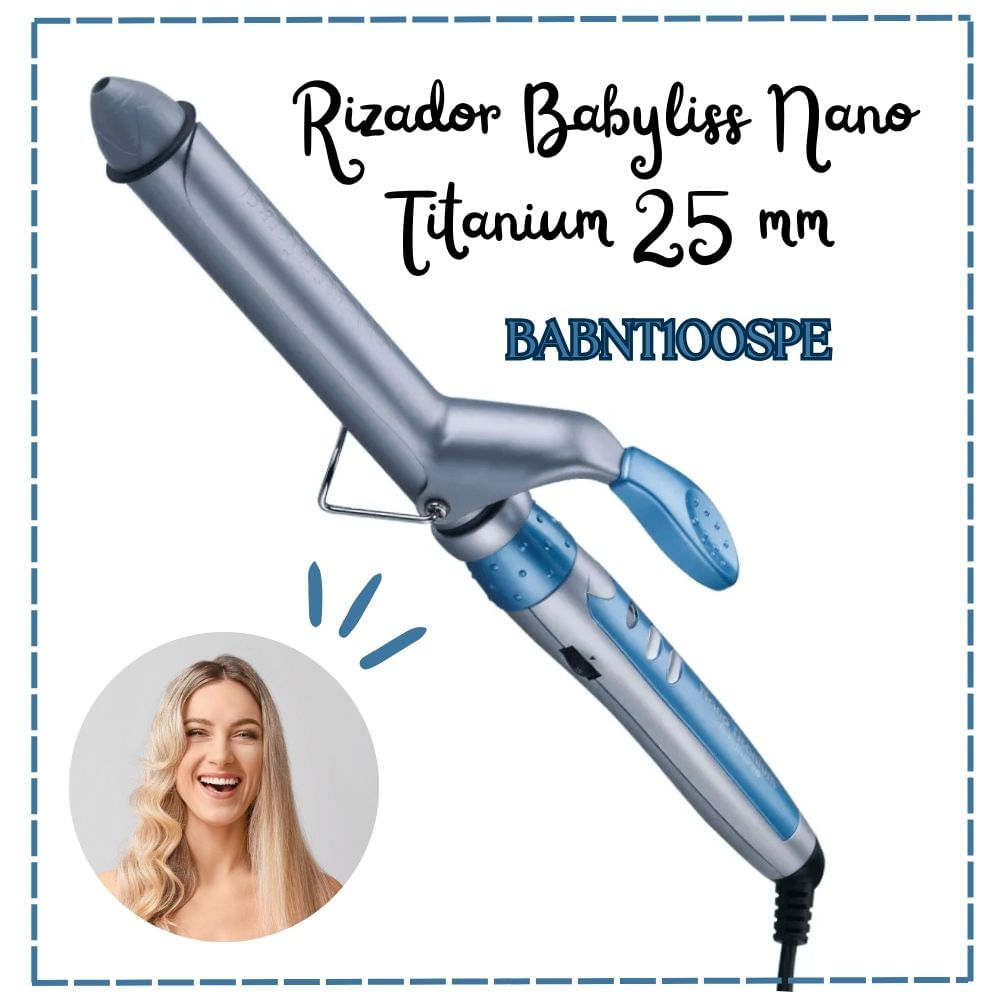 Rizador BabylissPro Nano Titanium  25 mm  - 401 F