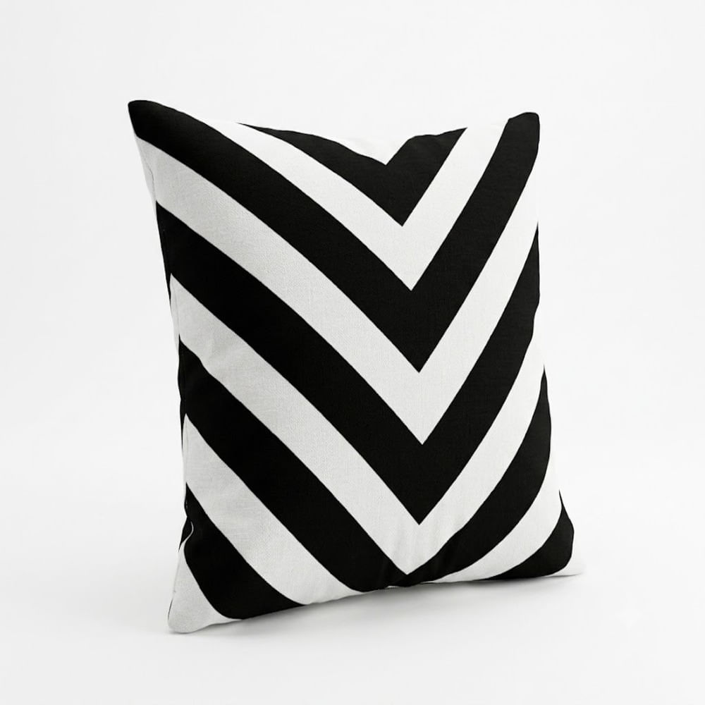 Cojín Decorativo Chevron Ébano 40X40 CM