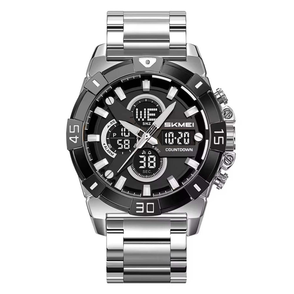 Reloj Hombre Skmei Titan Analogico Digital Deportivo Acero 2593