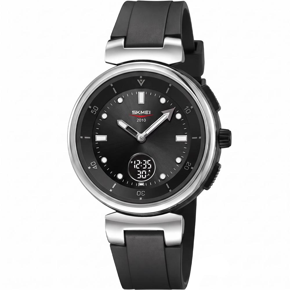 Reloj Hombre Skmei Zenith Analogico Digital Casual Alarma Negro 2634