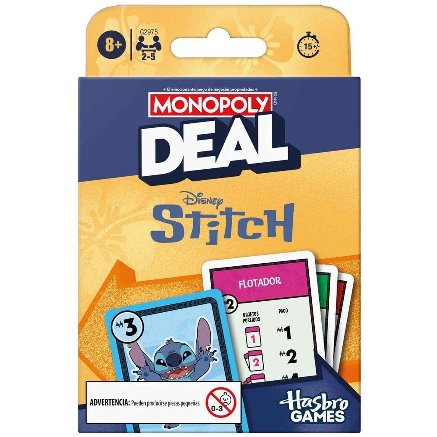 Juego De Mesa Monopoly Deal Edición Stitch
