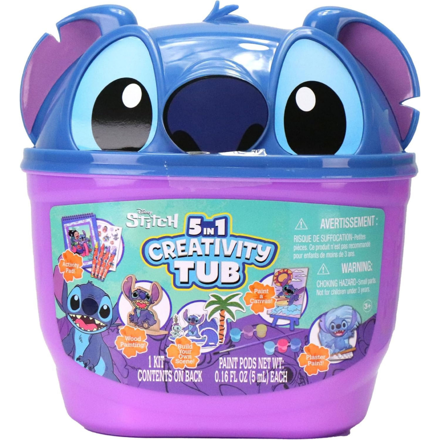 Balde Creativo 5 En 1 Stitch