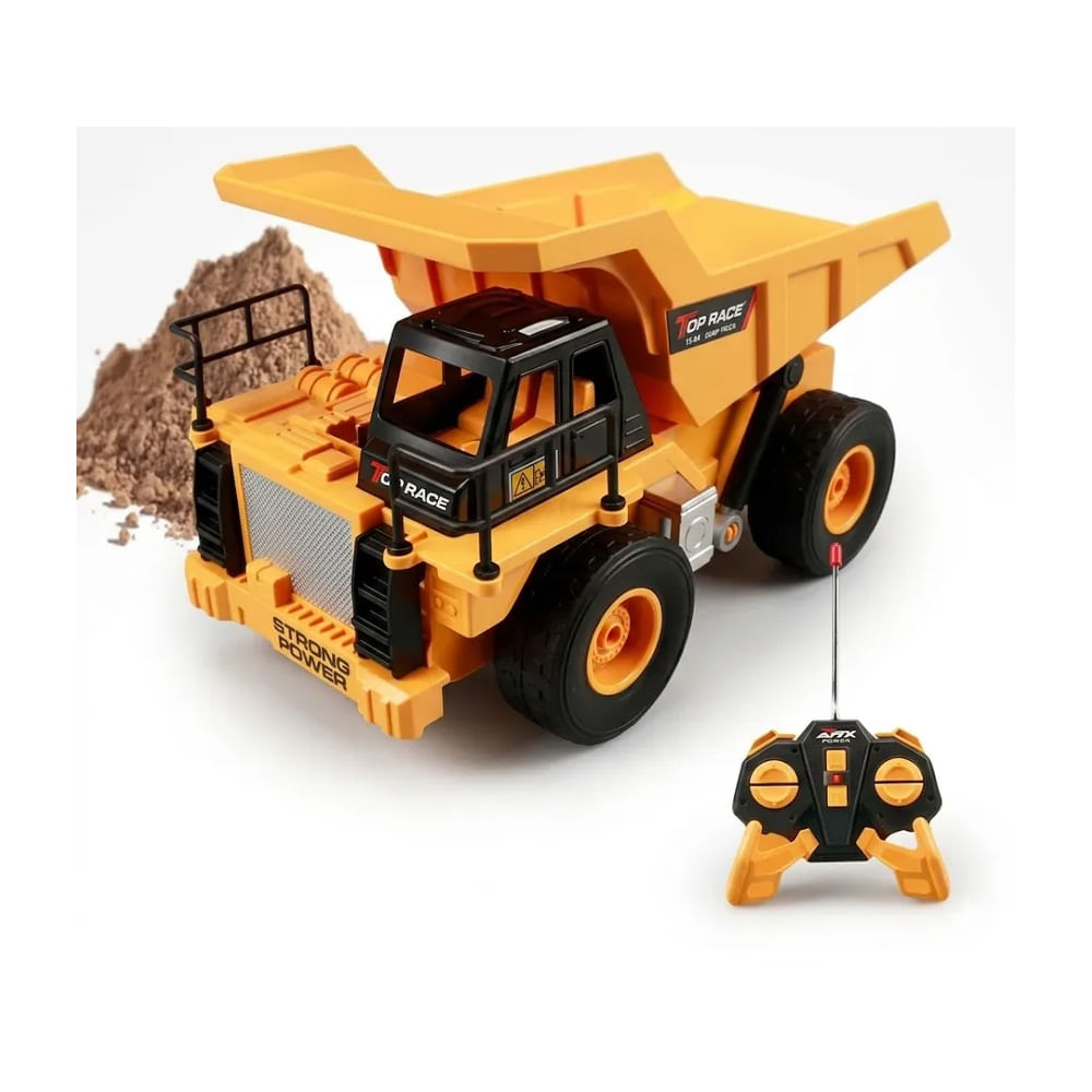 Camion Minero a Control Remoto con luces LED
