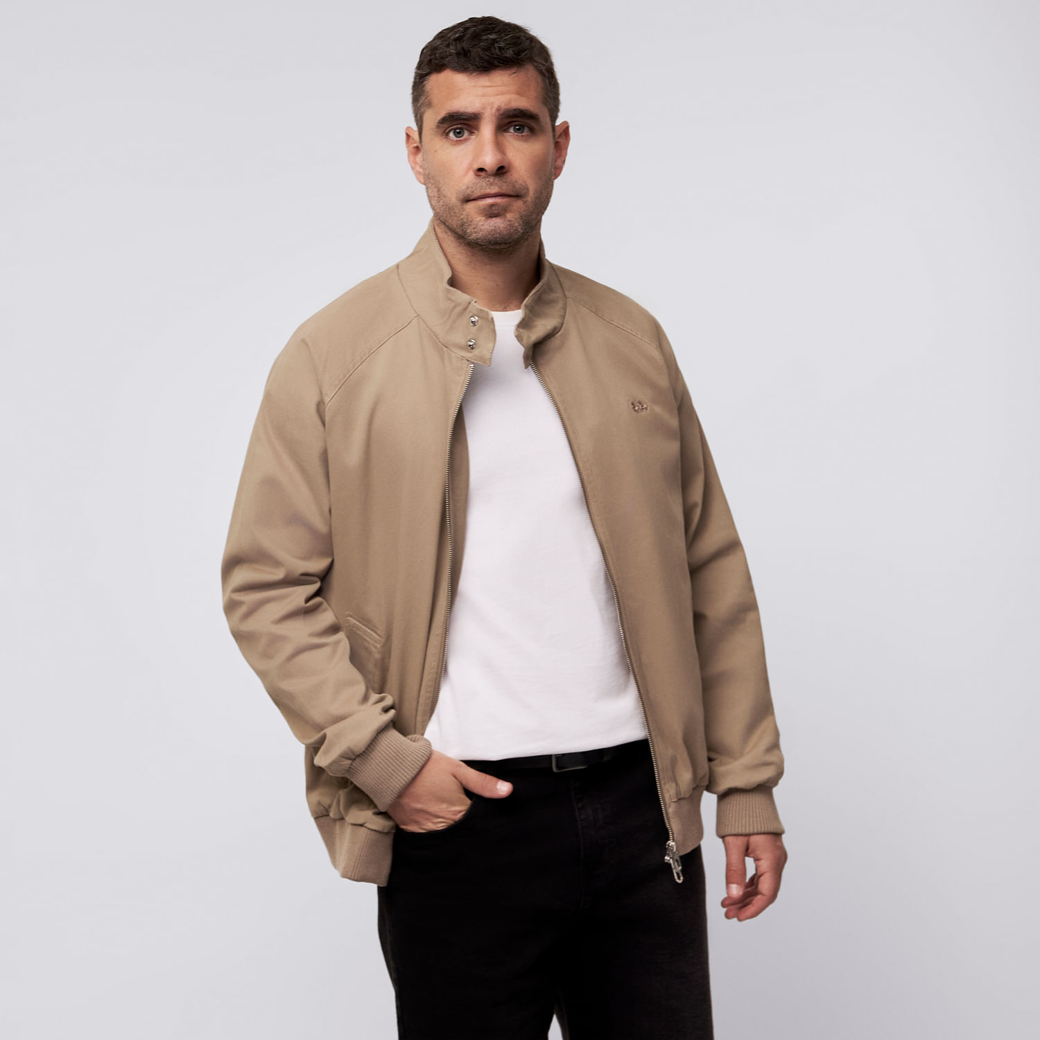 Casaca Hombre Bomber Verano The Royal Parks British Club Taupe Talla XL