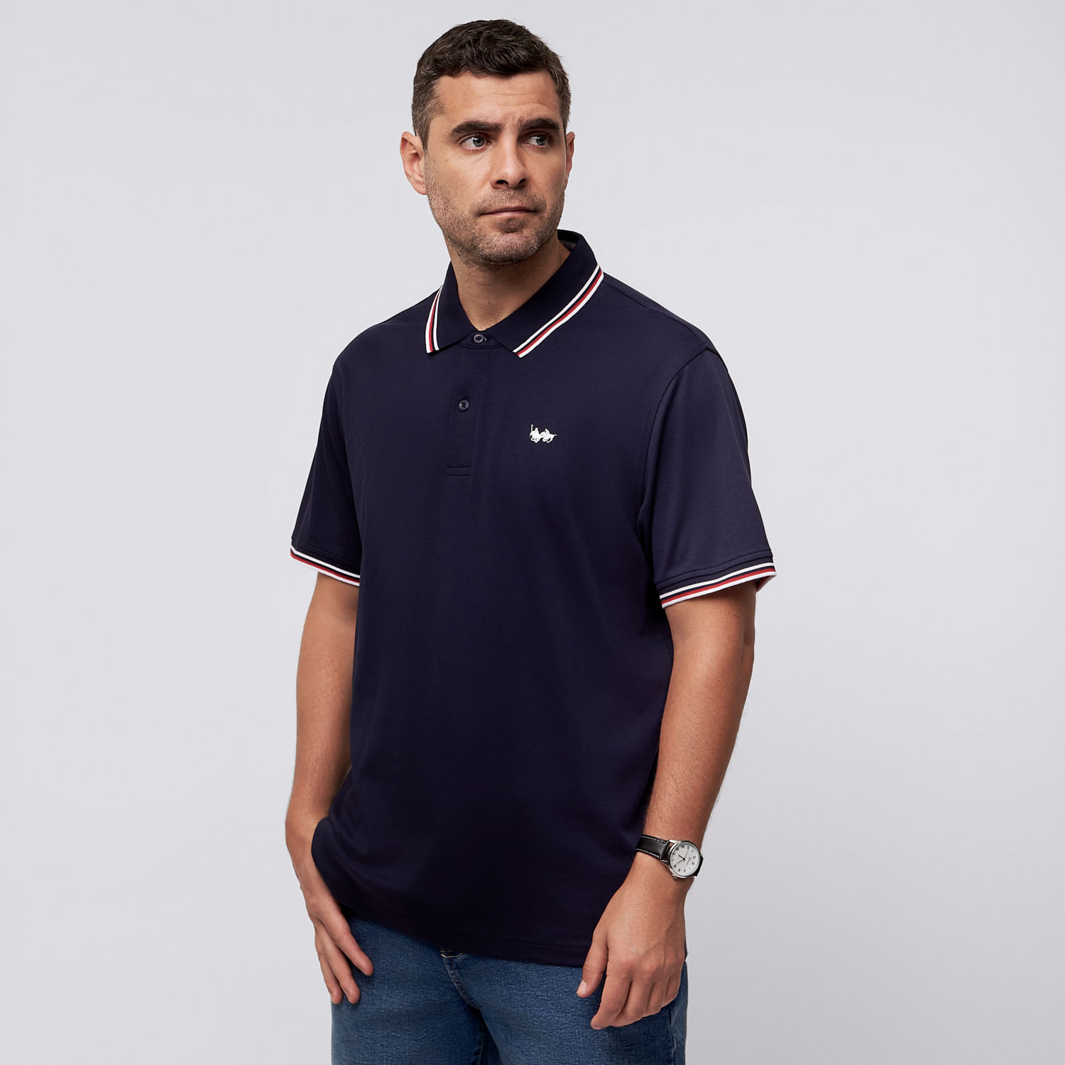 Polo Hombre Jersey Detalles The Royal Parks British Club Navy Talla XL