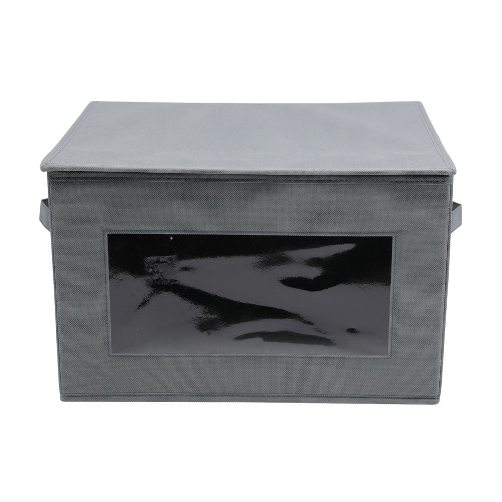Caja organizadora de tela con tapa