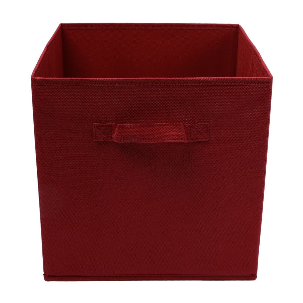 Caja organizadora de tela Grande 31x31cm Rojo
