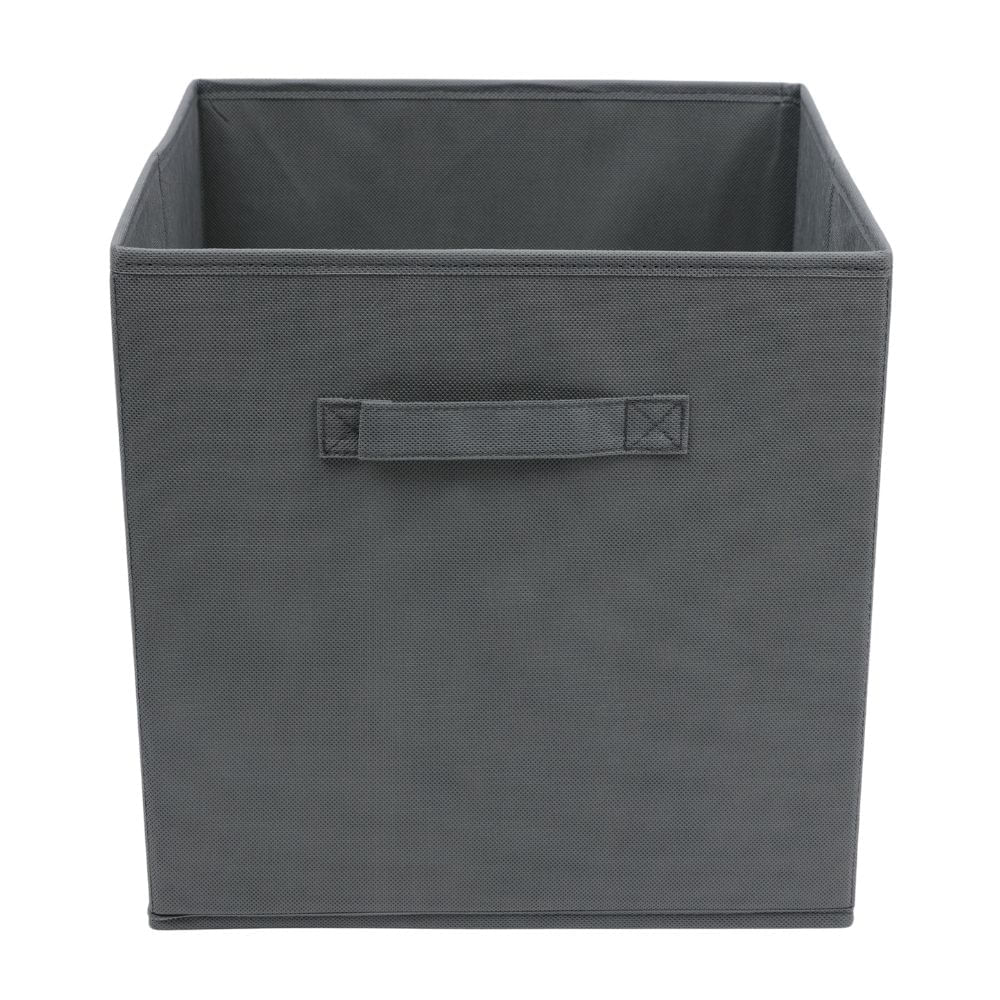 Caja organizadora de tela Grande 31x31cm Gris