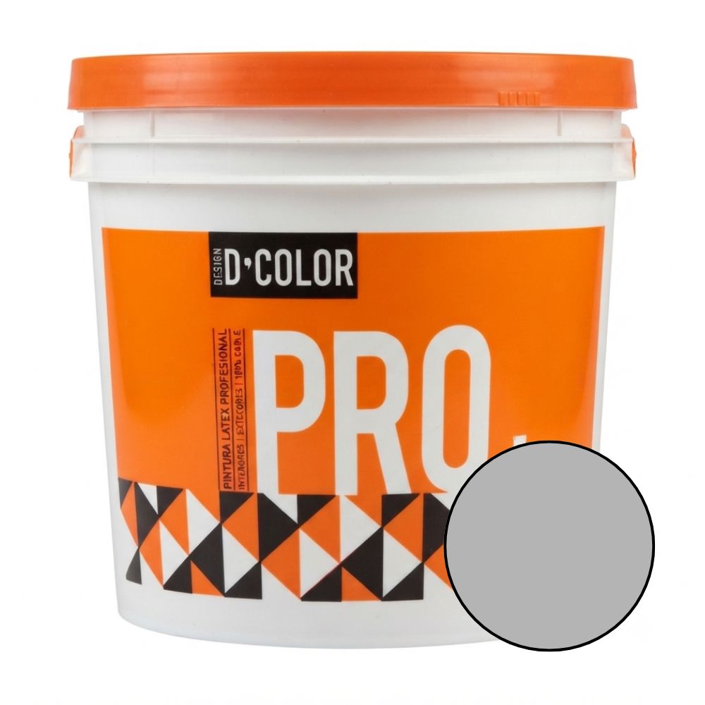 Pintura Latex D'color Pro Gris Perla 1gl