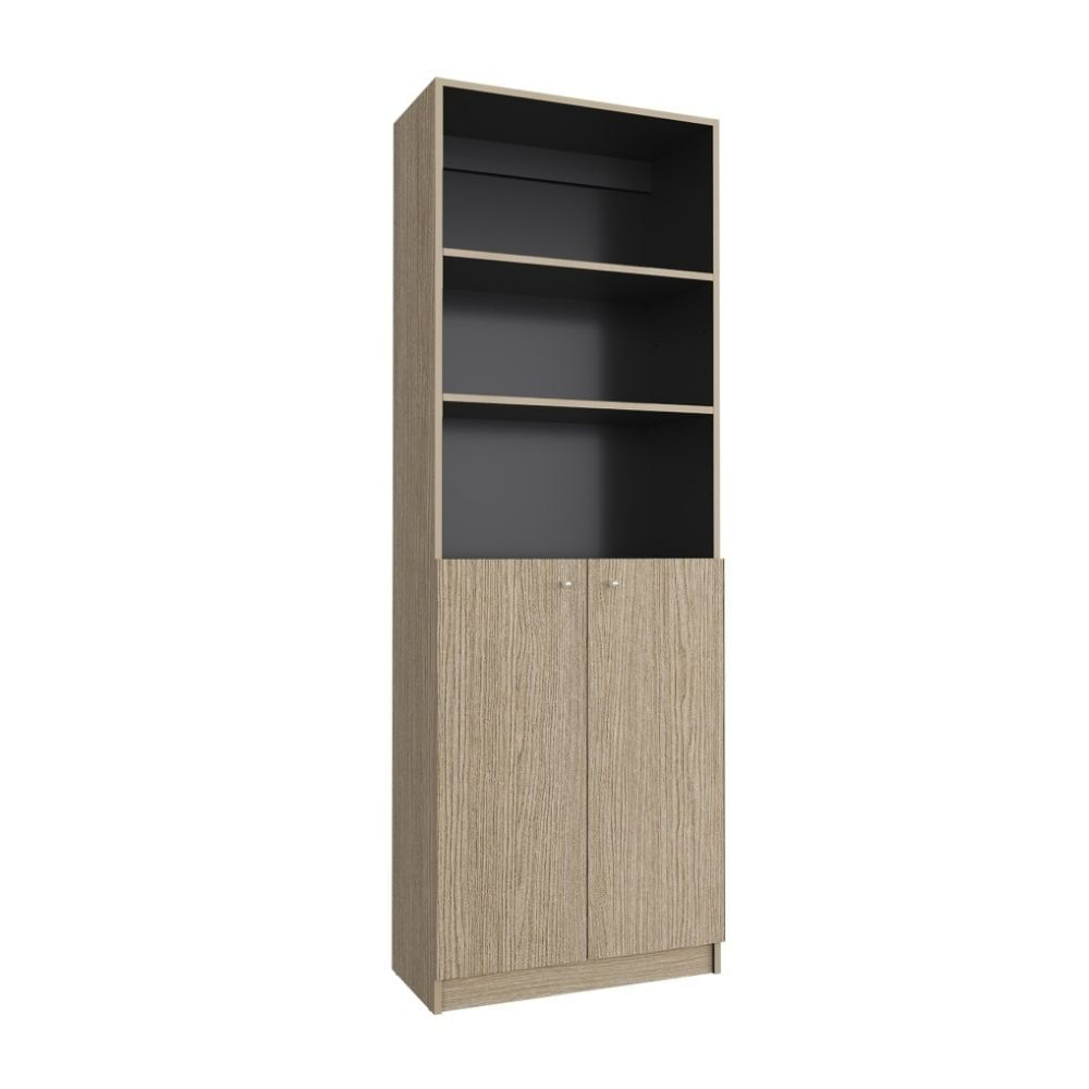 Estante 2 Puertas Home-E4 Cartagena/Wengue 180.6x62.9x31.4cm Tuhome