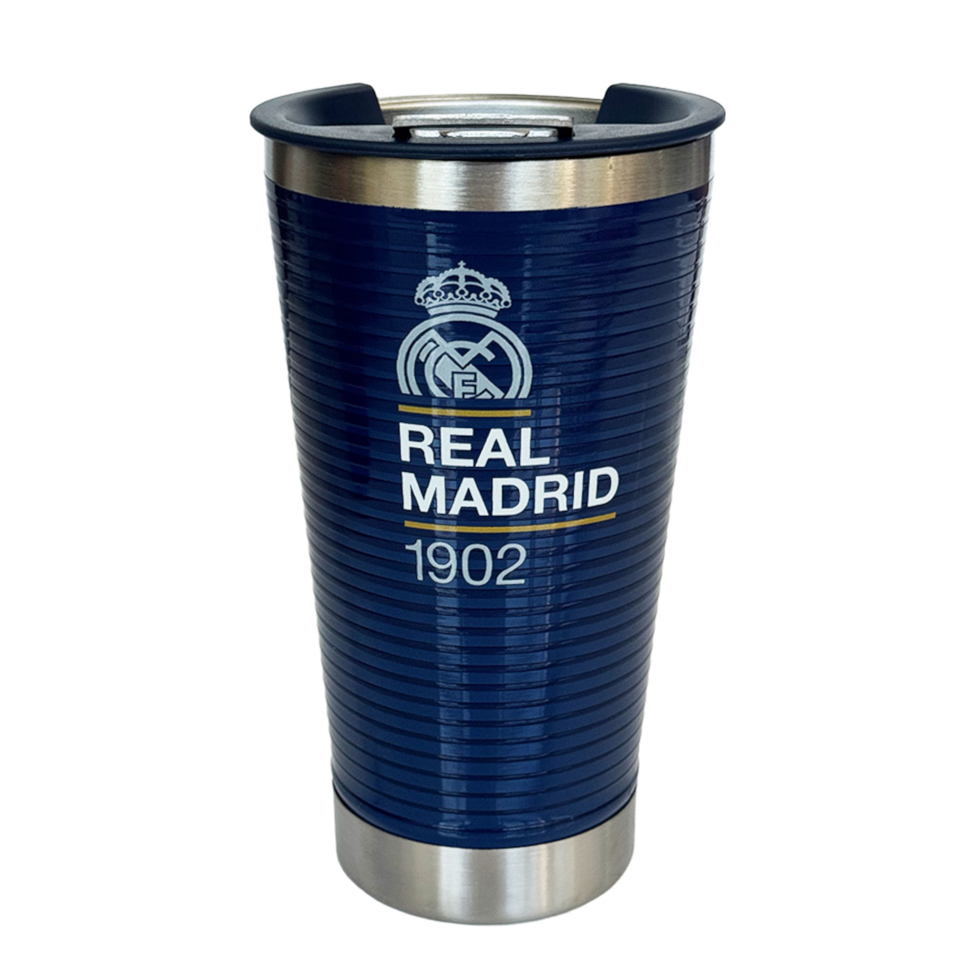 Mug REAL MADRID Statement de Acero 500ml con Destapador