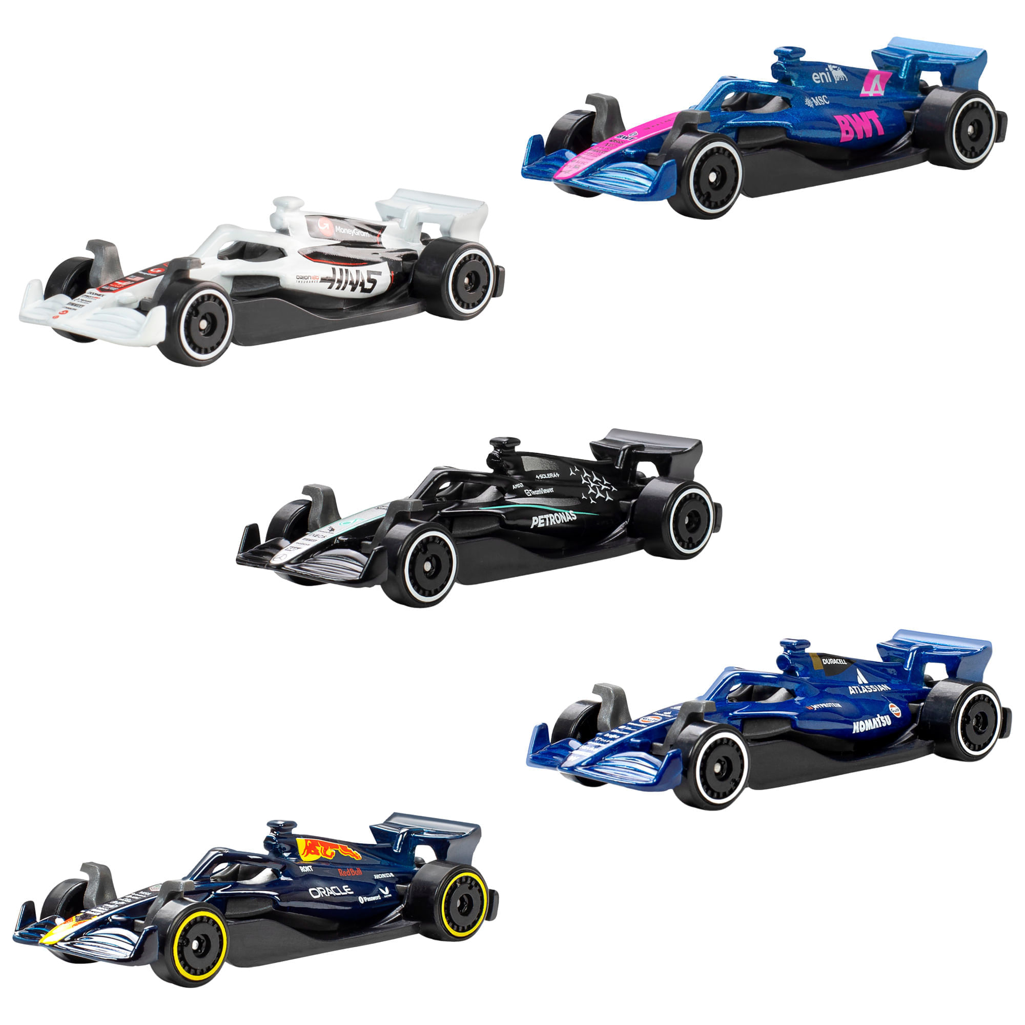 Set De Vehículos HOT WHEELS Formula 1 5 Piezas