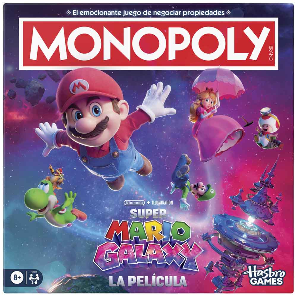 Juego de Mesa HASBRO GAMES Monopoly Super Mario Galaxy