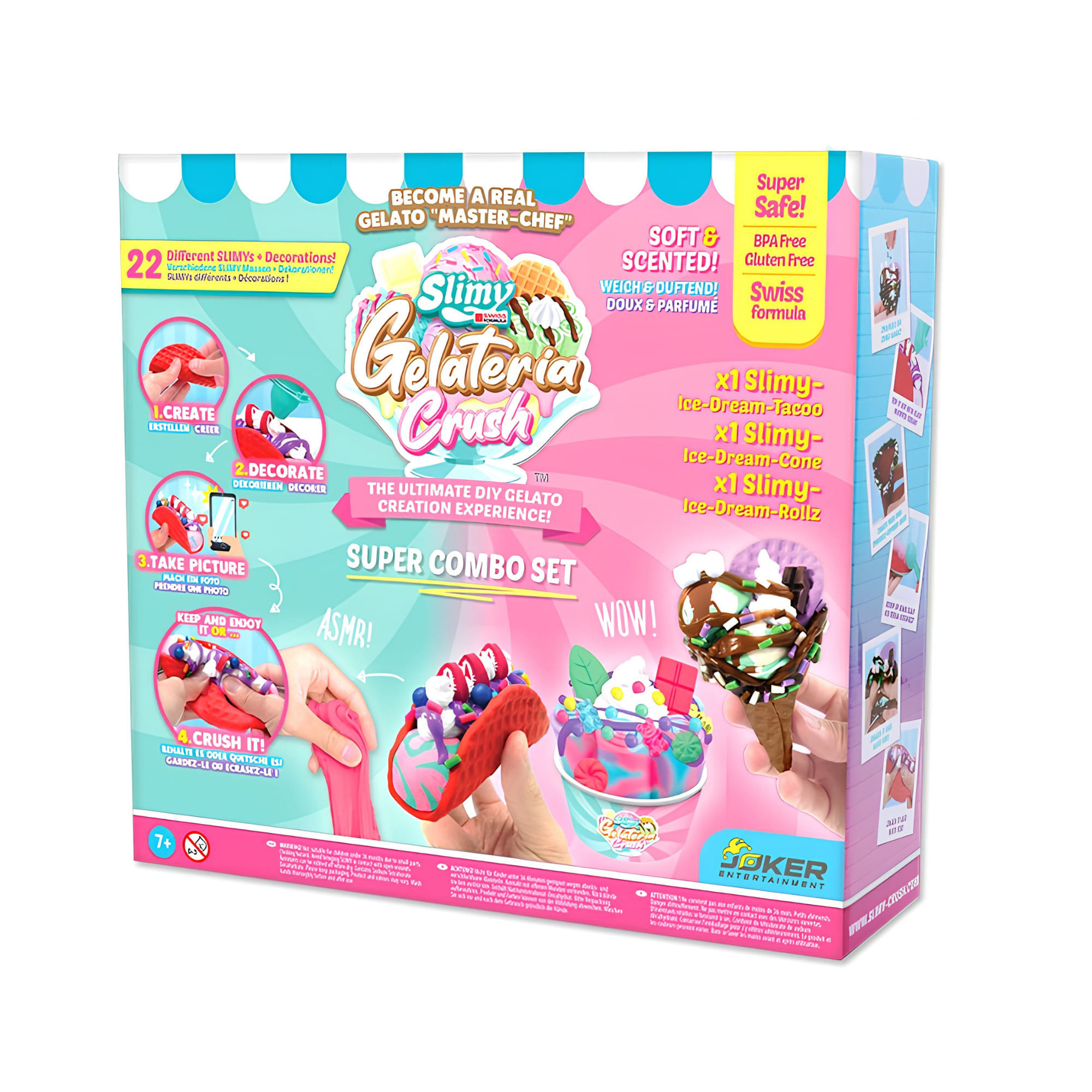Kit de Slime JOKER SLIMY Heladería Super Box