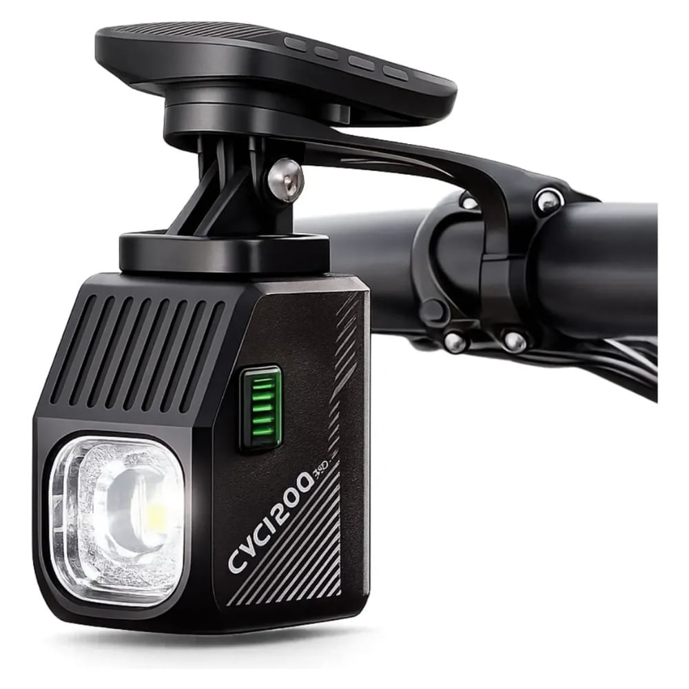 Faro Led Bicicleta Recargable 1200lm Antideslumbrante