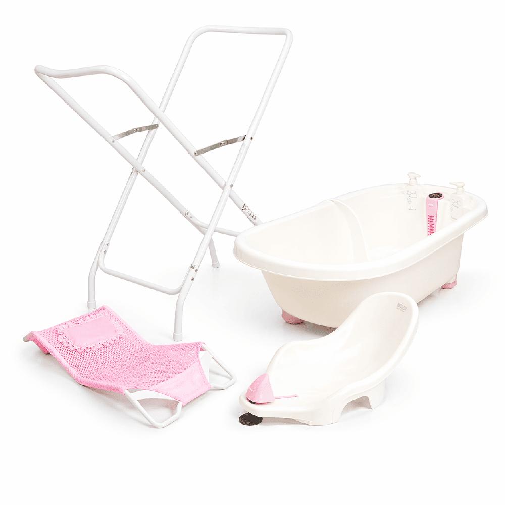 PACK BAÑERA BABY PREMIUM ROSADO