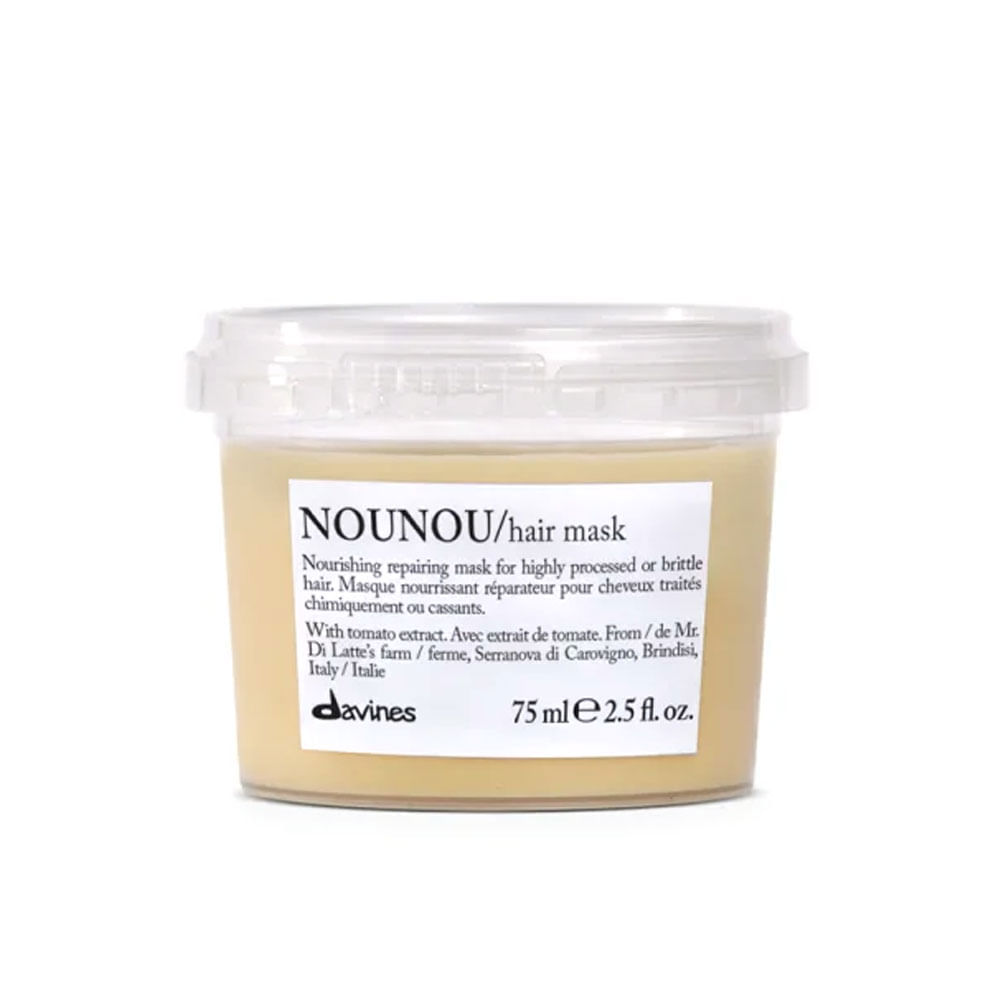Mascarilla Capilar Mini Davines NOUNOU para cabello dañado 75 ml