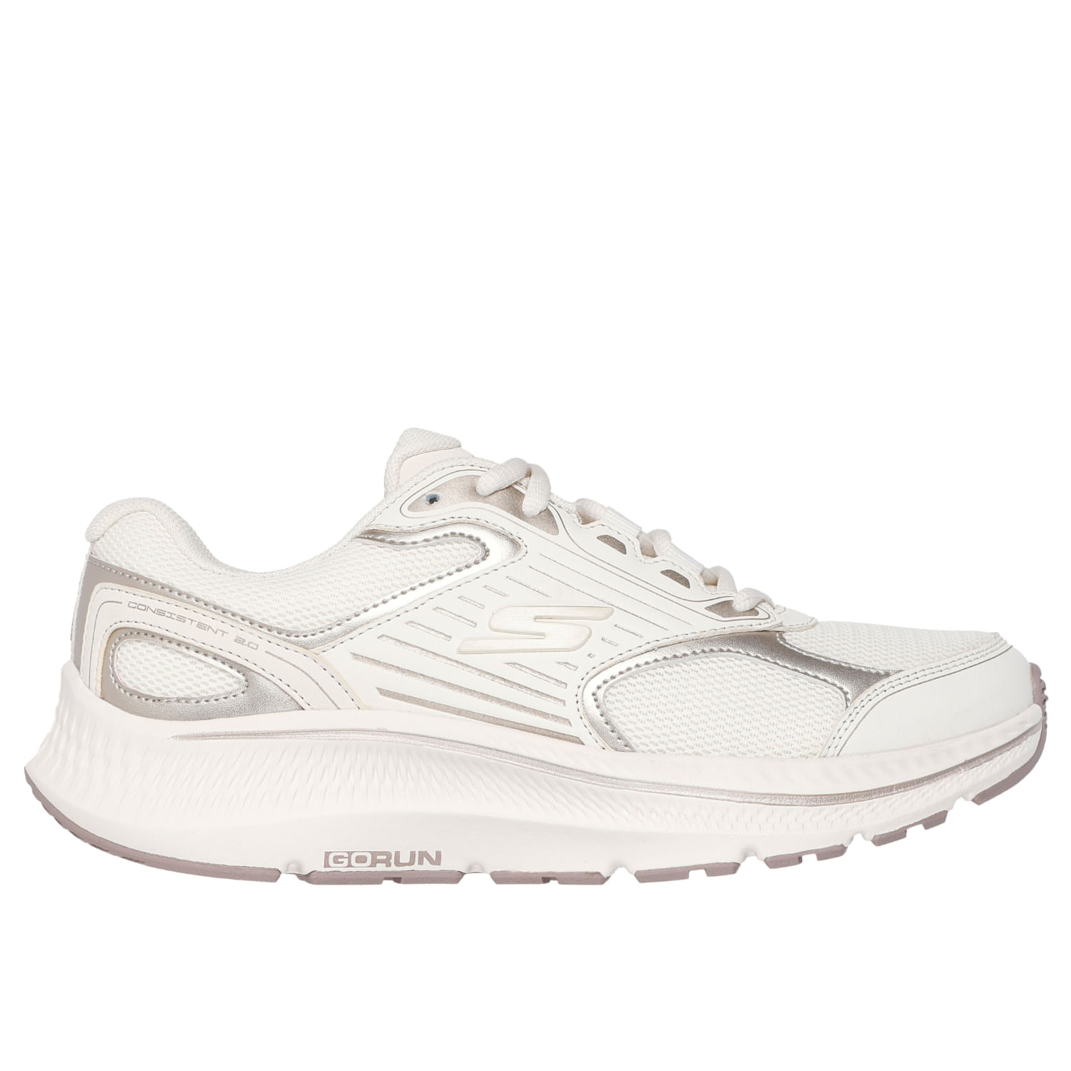 Zapatillas Running Skechers Mujer Go Run Consistent 2.0 128606-Nat Crema 6 US