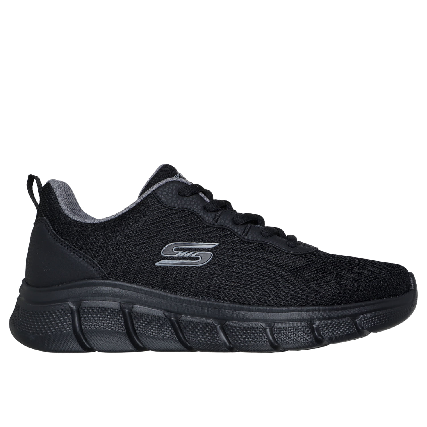 Zapatillas Urbanas Skechers Hombre Bobs B Flex 118109 Negro 10.5 US