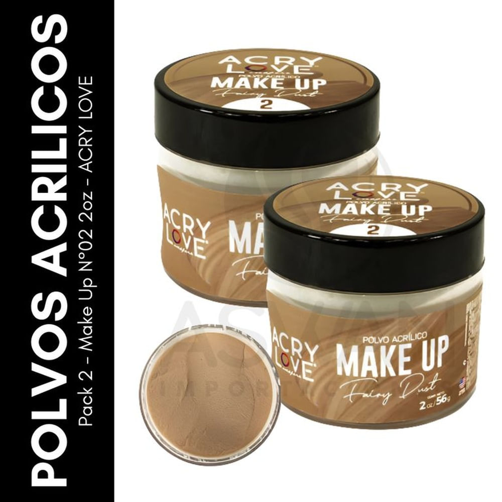 Pack 2 - Make Up Nro 02 2oz - ACRY LOVE