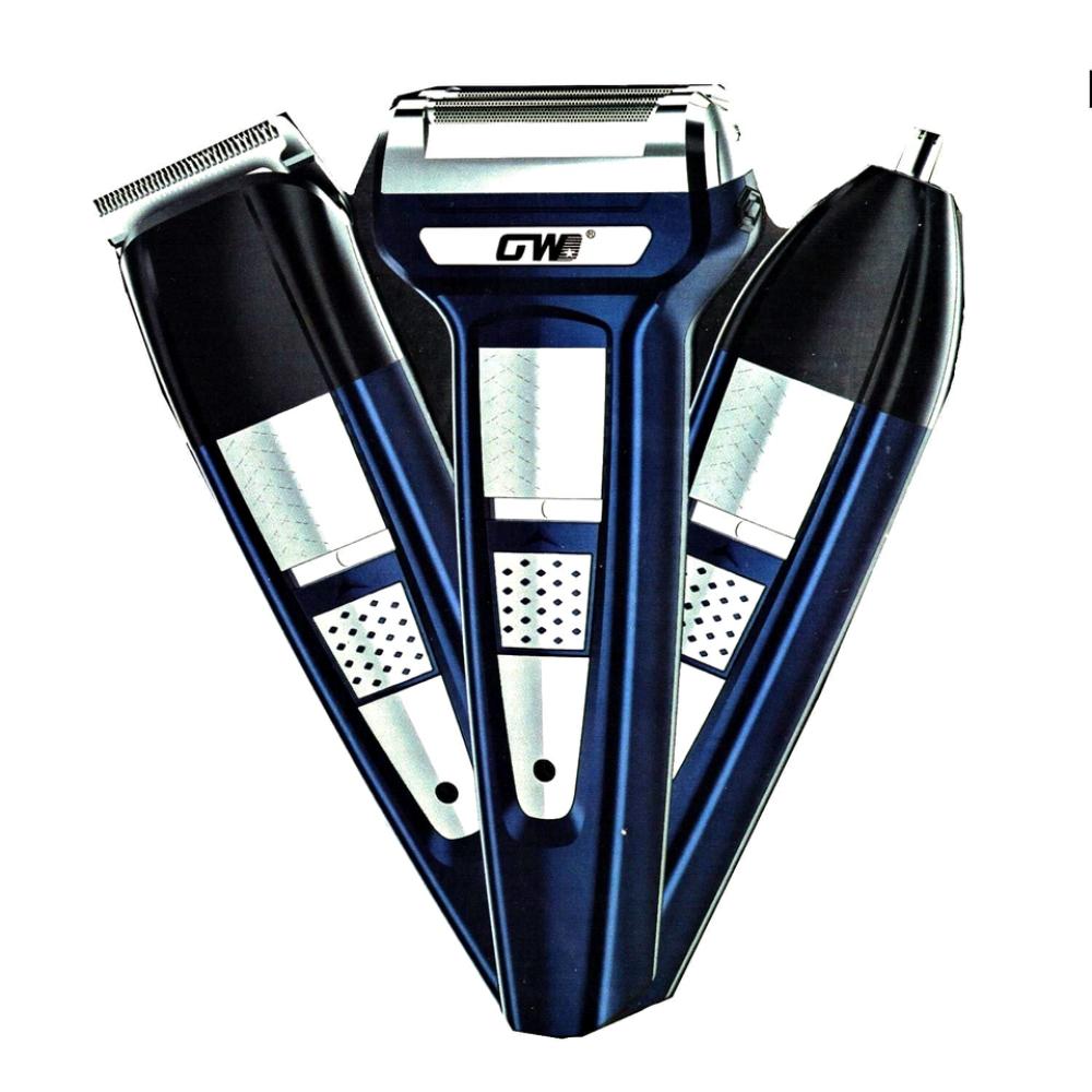 Maquina Afeitadora Rasuradora Gwb 3 En 1 Cabello nariz barba