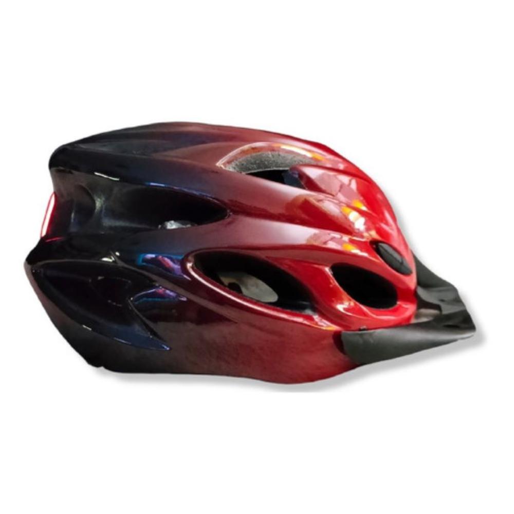 Casco De Bicicleta Adulto Luz Led Trasera Recargable Cable