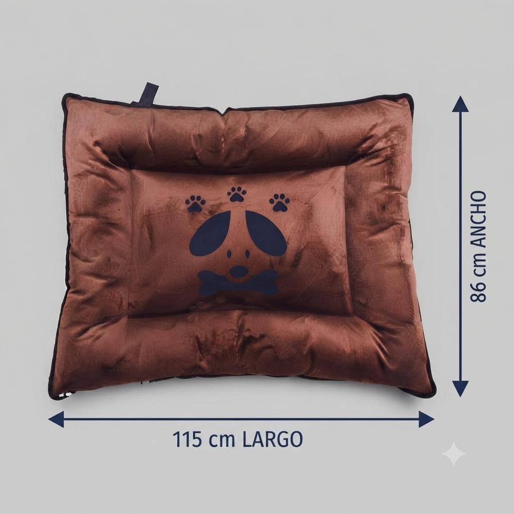 COLCHONETA DE NAPA PARA PERROS Y GATOS TALLA 5 - MARRÓN