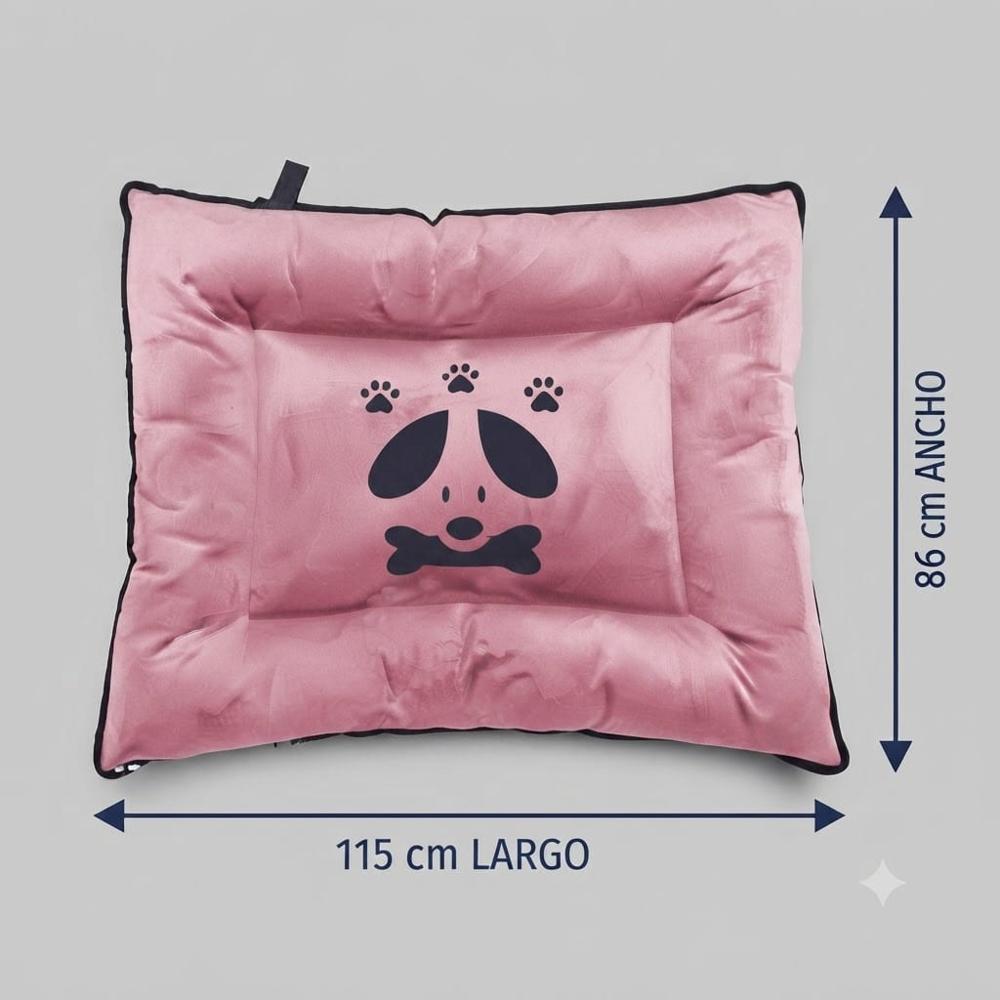 COLCHONETA DE NAPA PARA PERROS Y GATOS TALLA 5 - ROSADO