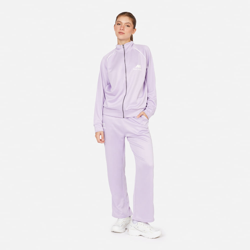 Buzo New Athletic Be Satín 010-3636 para Mujer 0L Morado