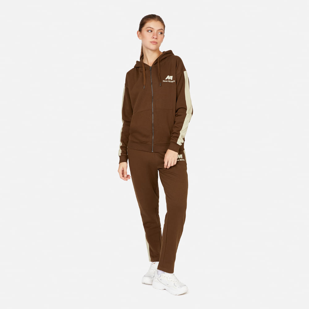 Buzo New Athletic Valen Club 009-1818 para Mujer XL Marrón