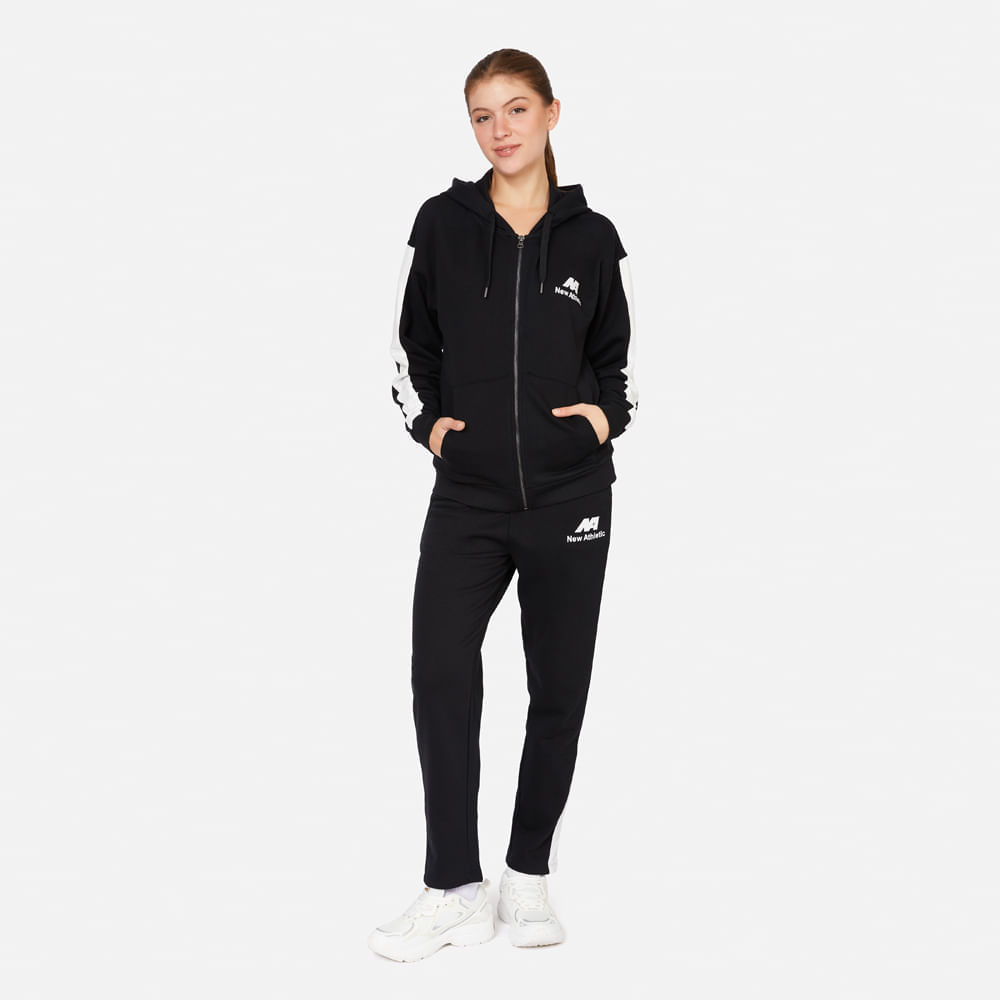 Buzo New Athletic Valen Club 009-0202 para Mujer 0L Negro