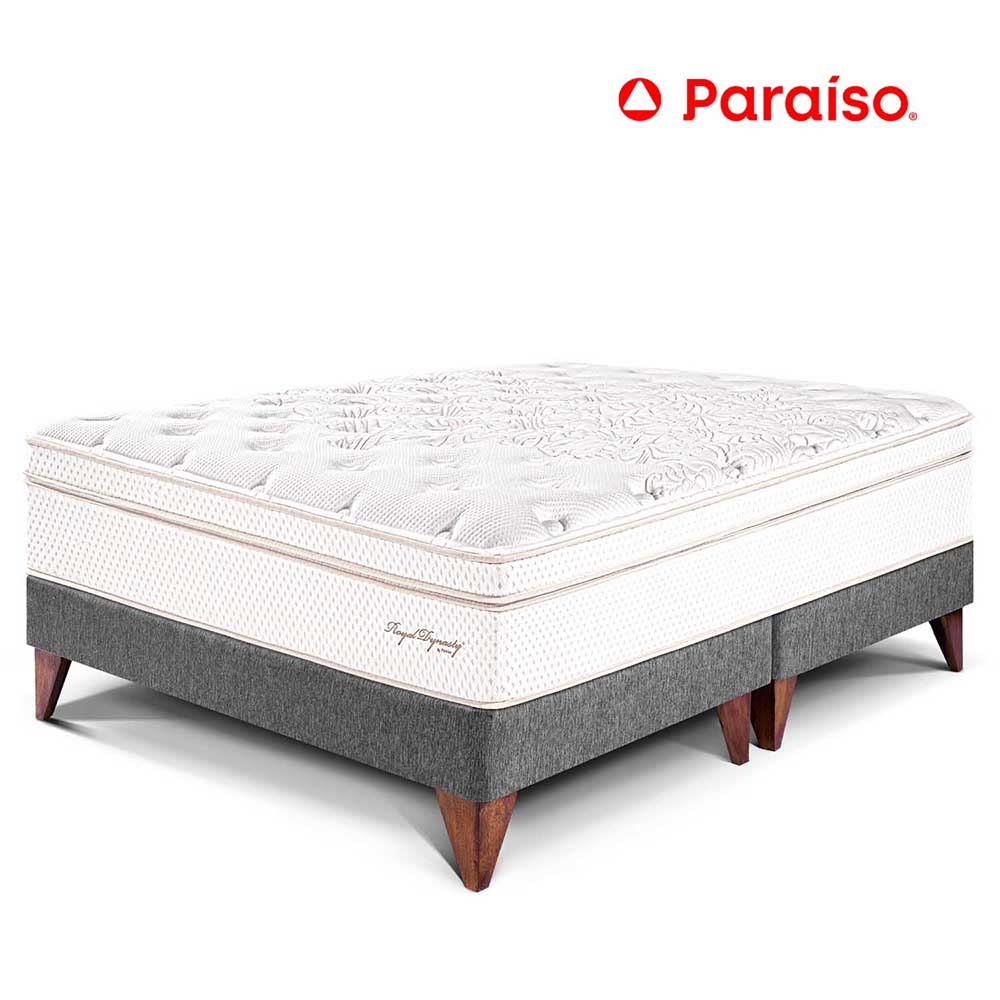 Cama Europea Royal Dynasty - Gris King