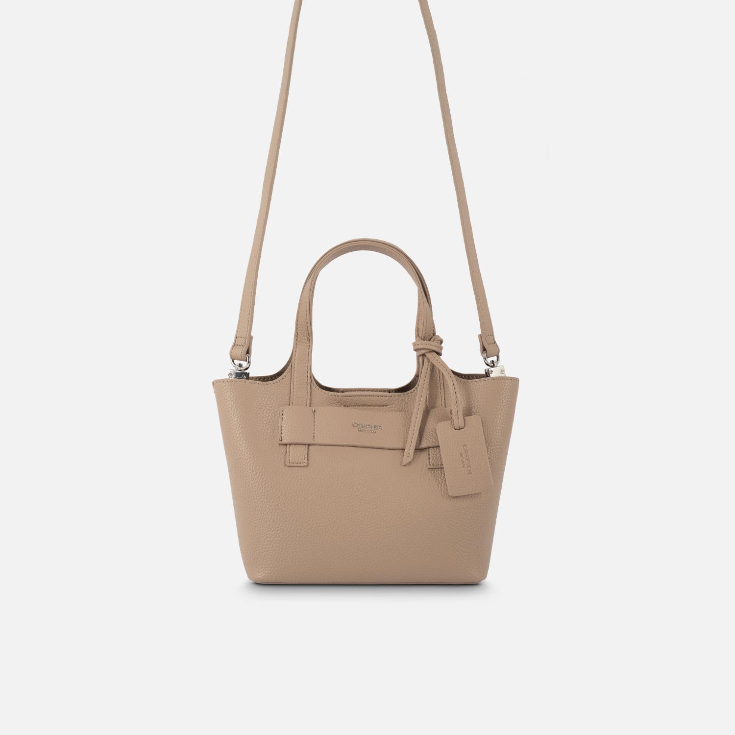Cartera Satchel Crepier Merly Mediano