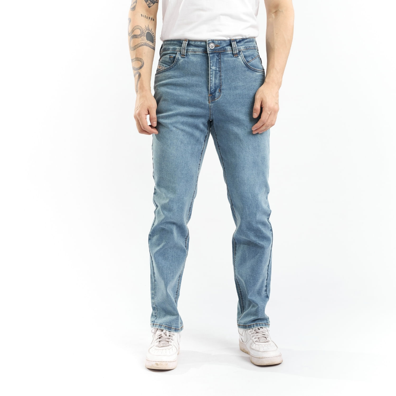 Jean Hombre Pirlo Parada 111 Celeste Talla 32
