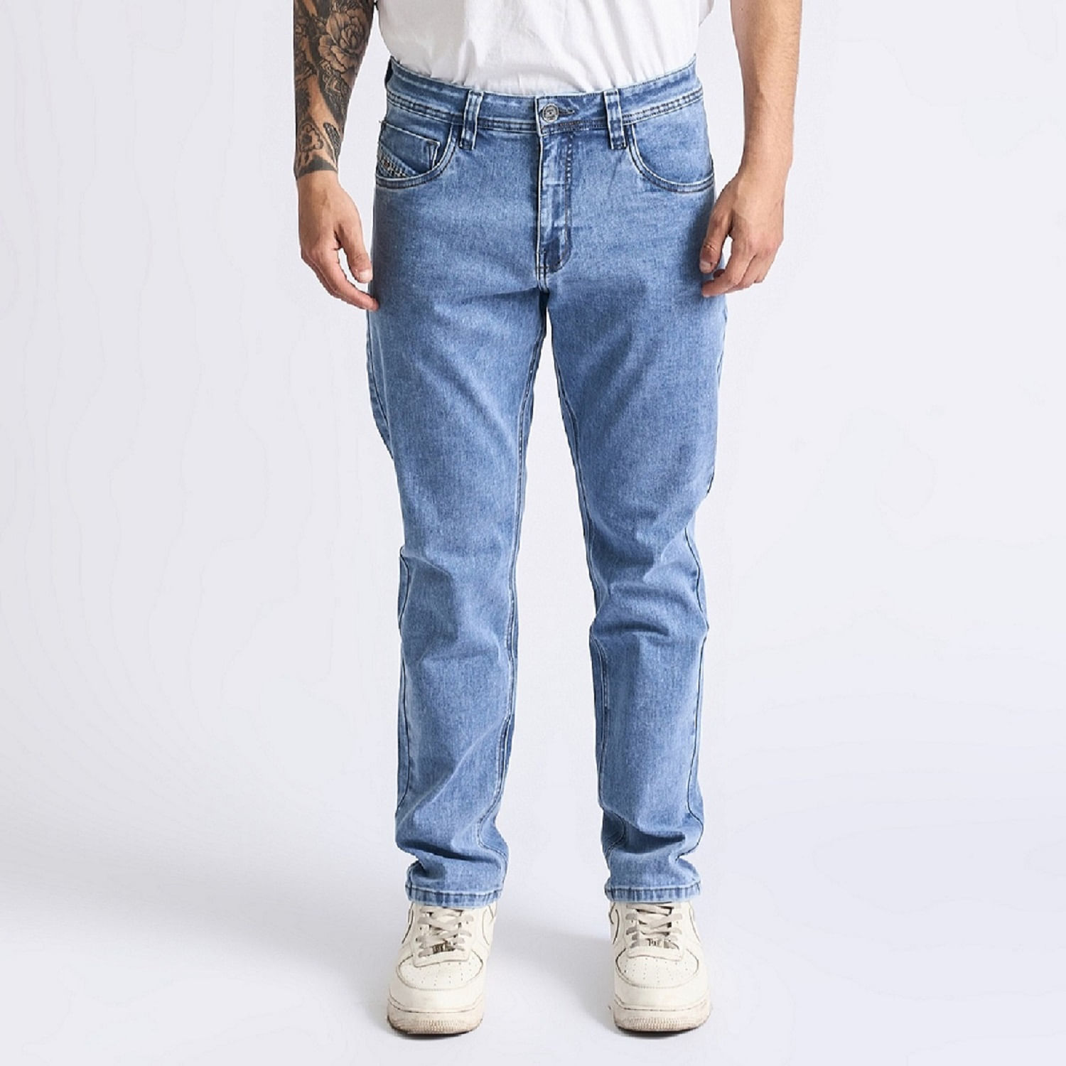 Jean Hombre Franks Parada 111 Celeste Talla 34