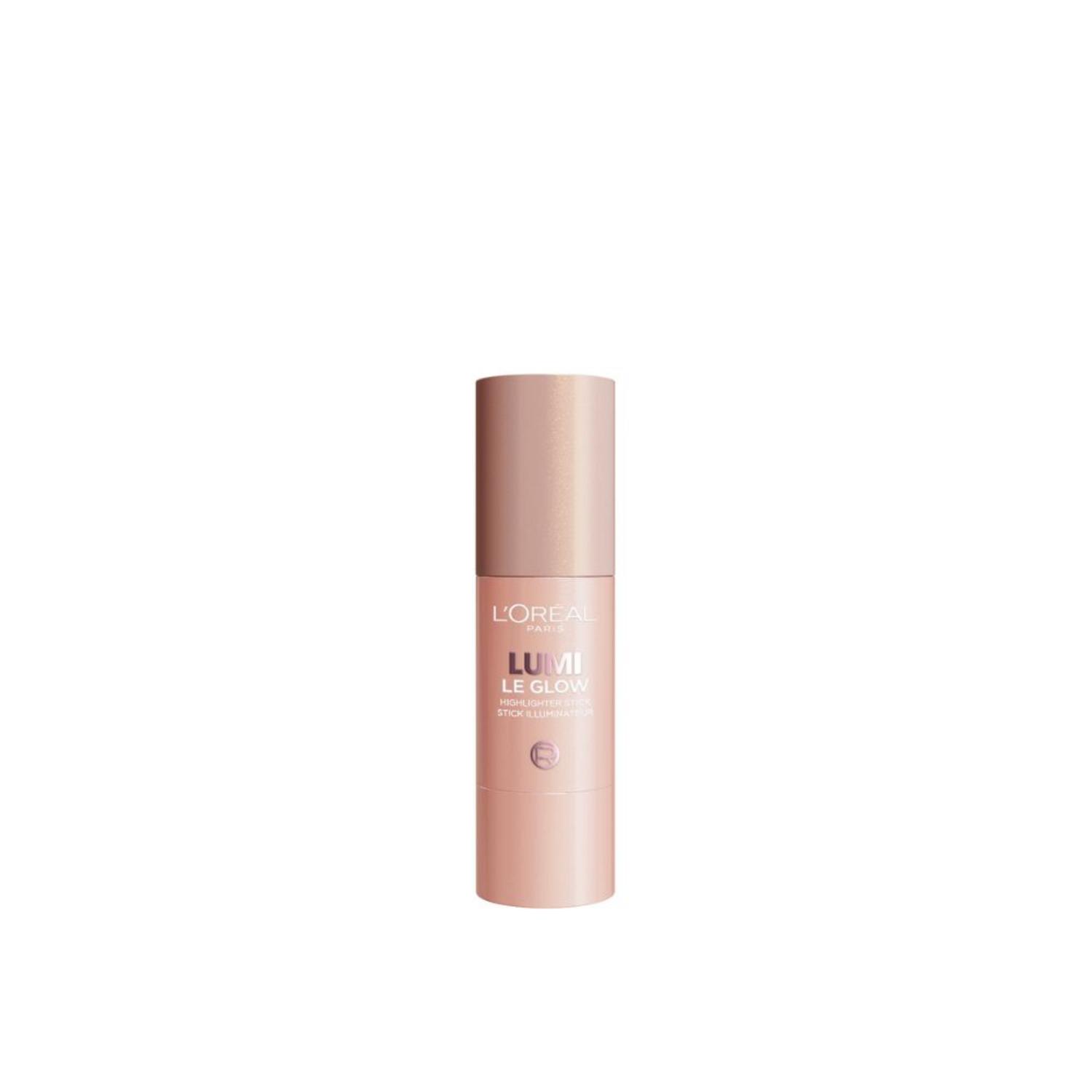 Iluminador Loreal Lumi Highlighter Stick Glowy Sparkling Rose