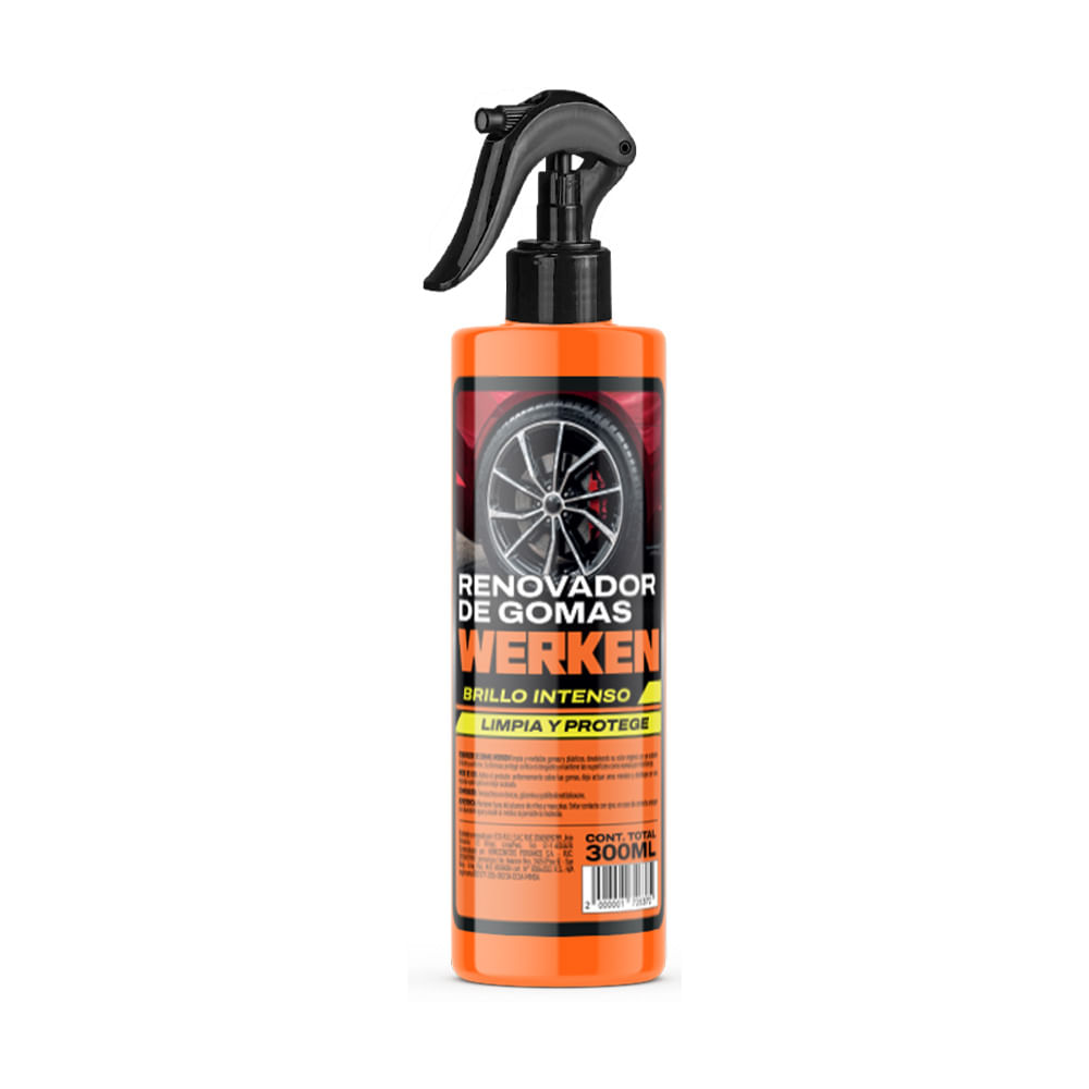Renovador/Abrillantador de gomas Werken 300ml