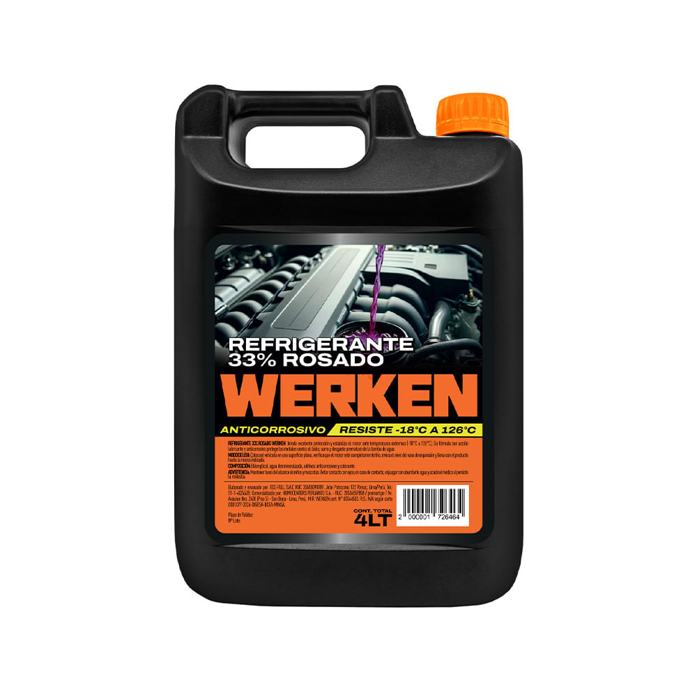 Refrigerante 33% Werken Rosado 4 litros