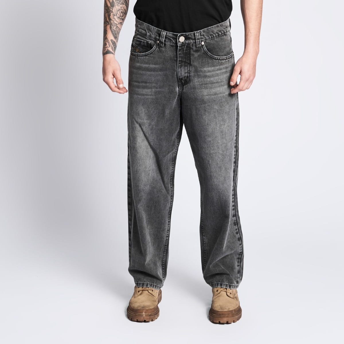 Jean Hombre Oliverz Parada 111 Plomo Talla 32