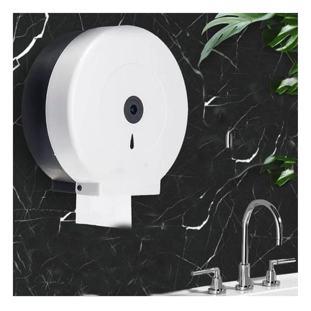 Portapapel higienico jumbo en blanco y negro para hogar y areas compartidas Y Papel Regalo