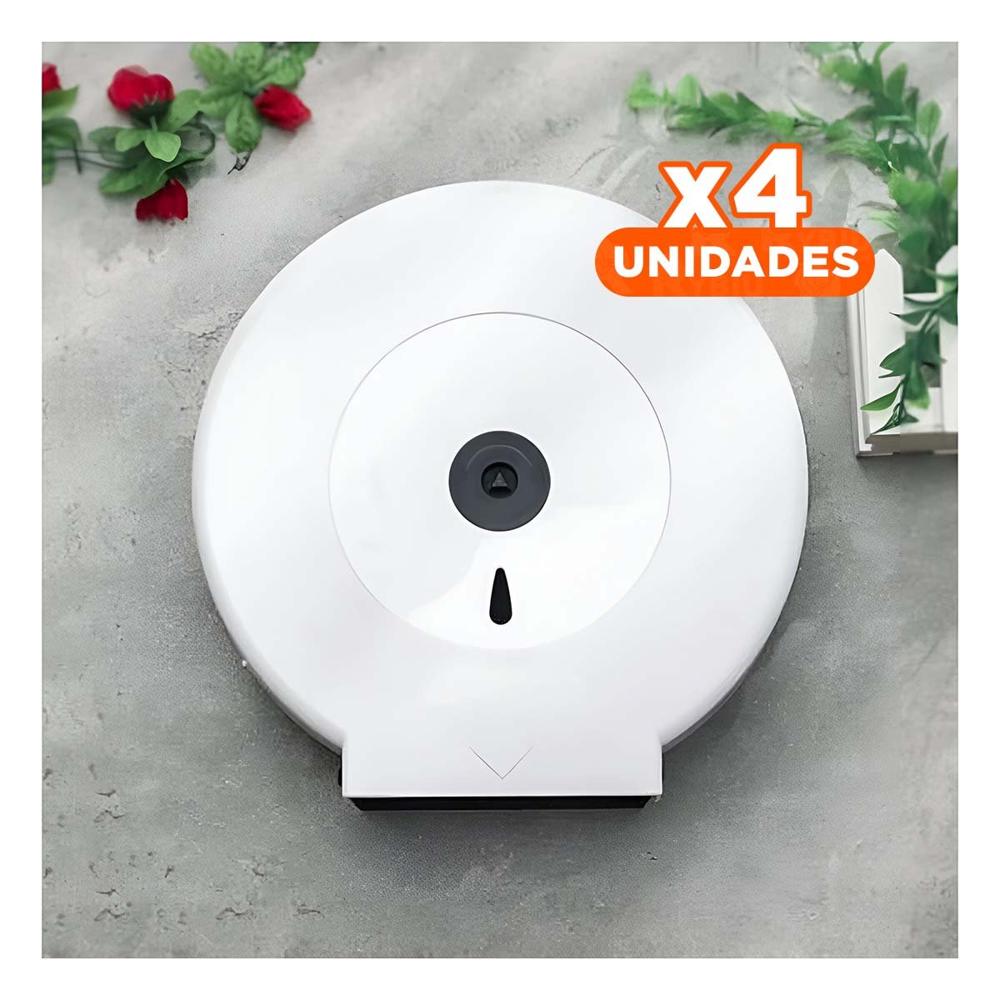 Pack4 Equipo de papel higienico jumbo en blanco y negro para areas Y Papel Regalo