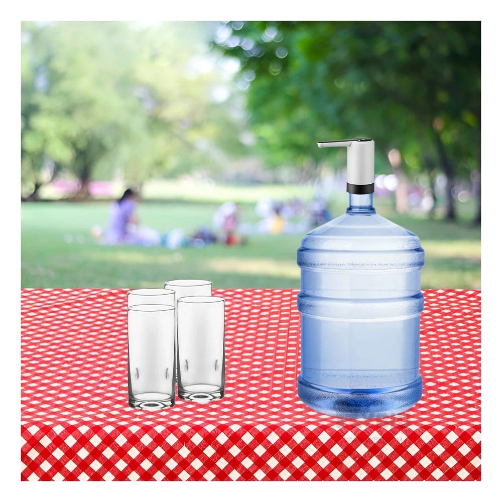 Dispensador de Agua Electrico Recargable Blanco Para Uso Diario en Hogar y Oficina