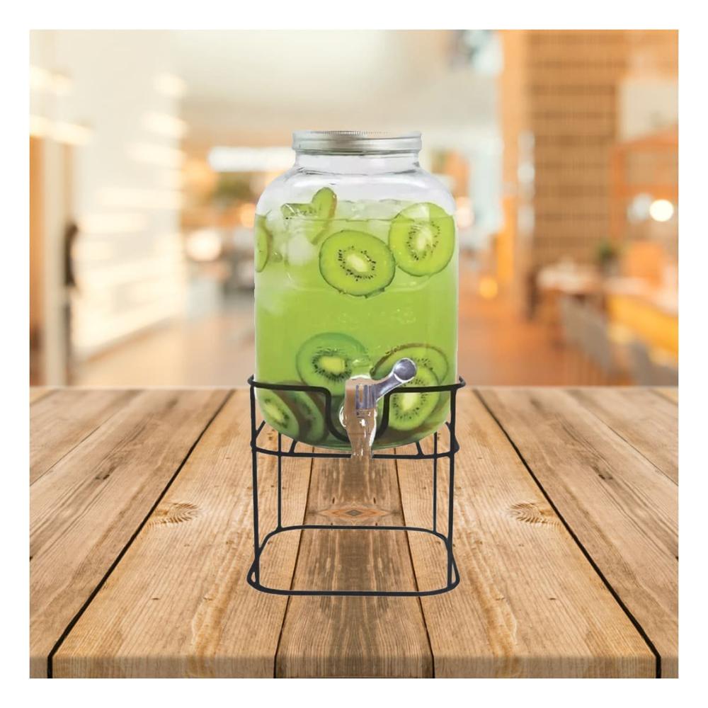 Dispensador para Hogar 5L con Grifo Facil de Usar en Eventos Familiares Y Papel Regalo