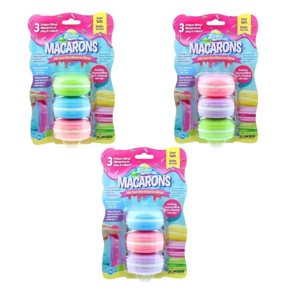 Kit de Macarrones Slime con Accesorios Sabor Sorpresa