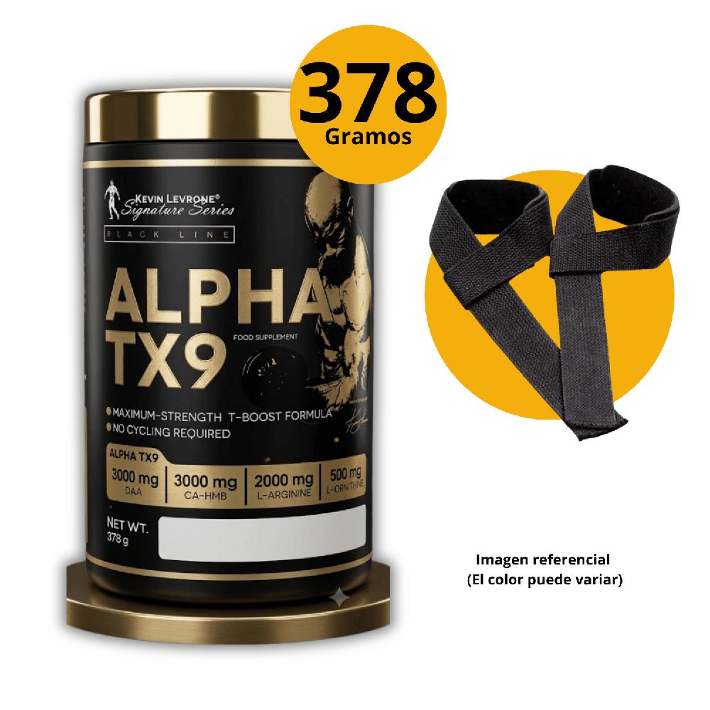 Precursor de Testosterona Kevin Levrone Alpha TX9 378gr con straps