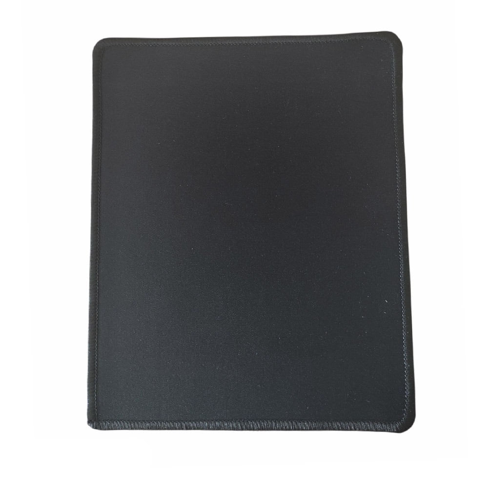 Mouse Pad Base de Escritorio 22x18cm Bordado Premium Negro